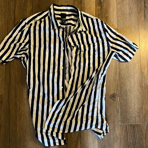 Striped button up - Picture 1 of 3